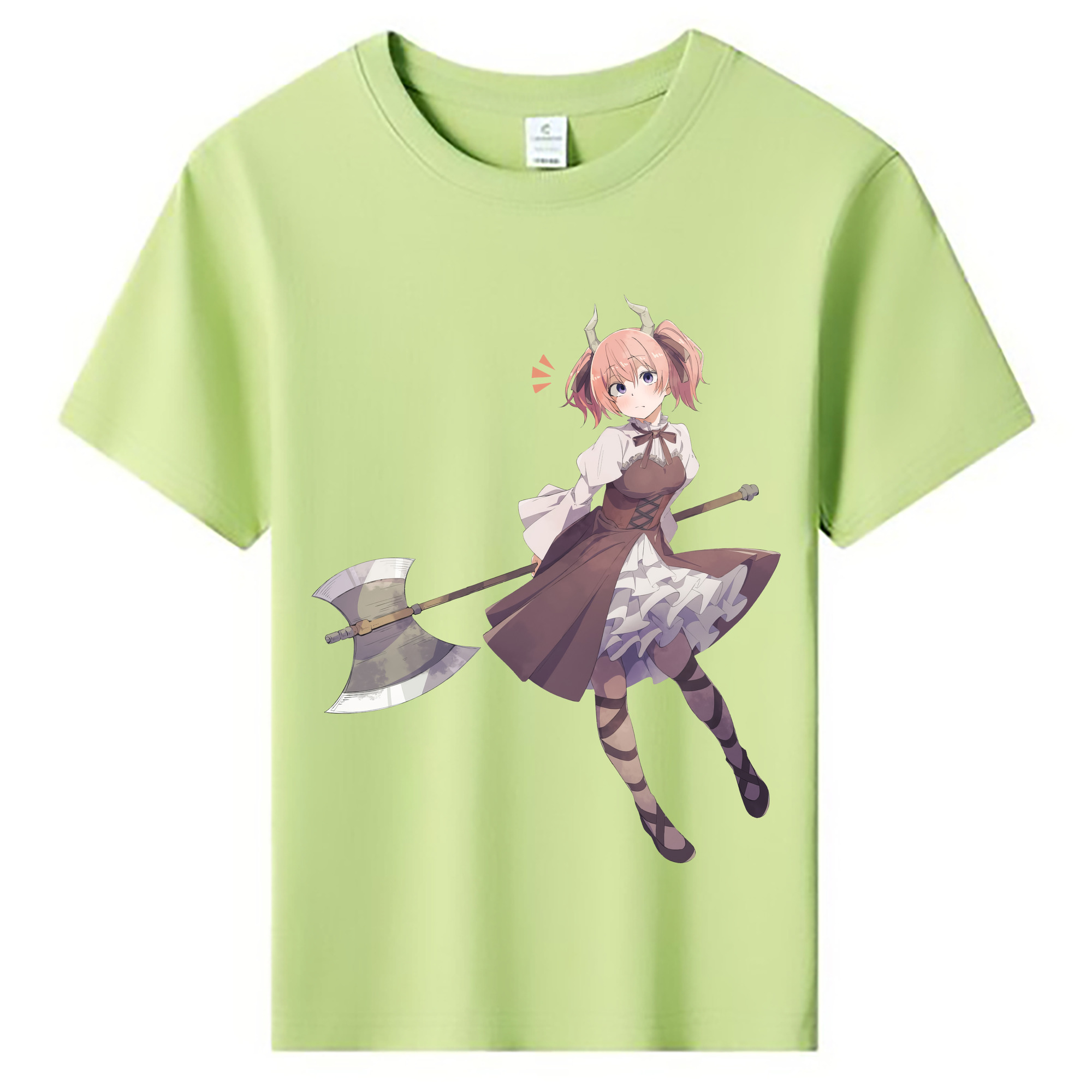 （画像用） 葬送のフリーレン Frieren 綿100％キッズTシャツ（フロントプリント）